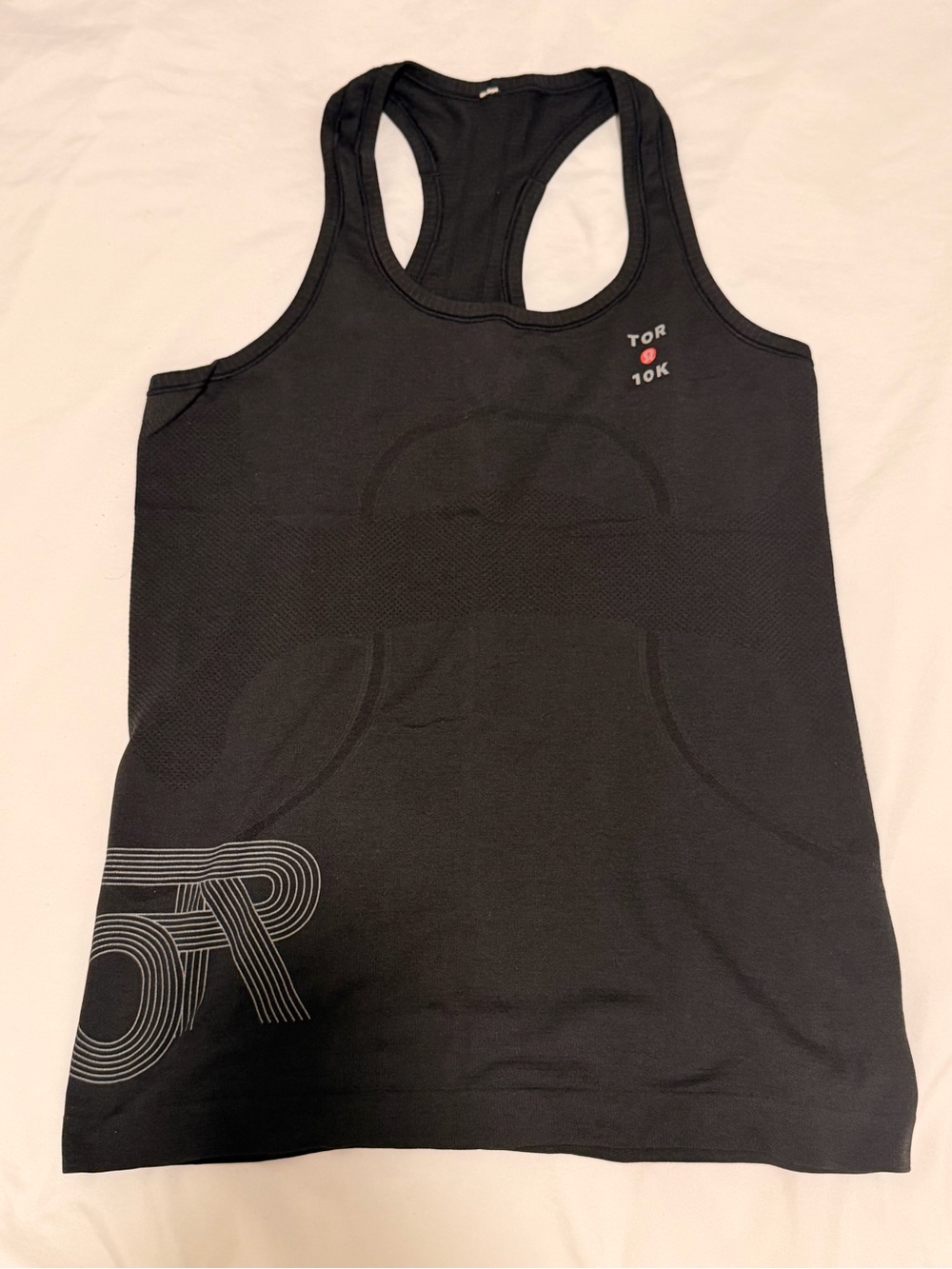 Black Athletic Racerback Tank Top - Lululemon, size 8